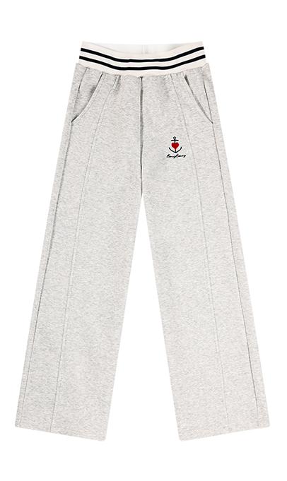 Girls Vintage Polo Sweatshirt & Wide Leg & Skirt Set - Retro Style