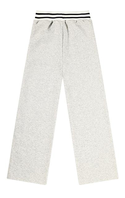 Girls Vintage Polo Sweatshirt & Wide Leg & Skirt Set - Retro Style