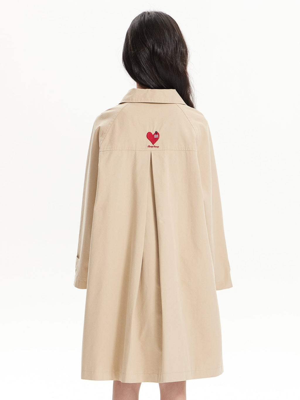 Trendy Kids’ Trench Coat with Classic Collar