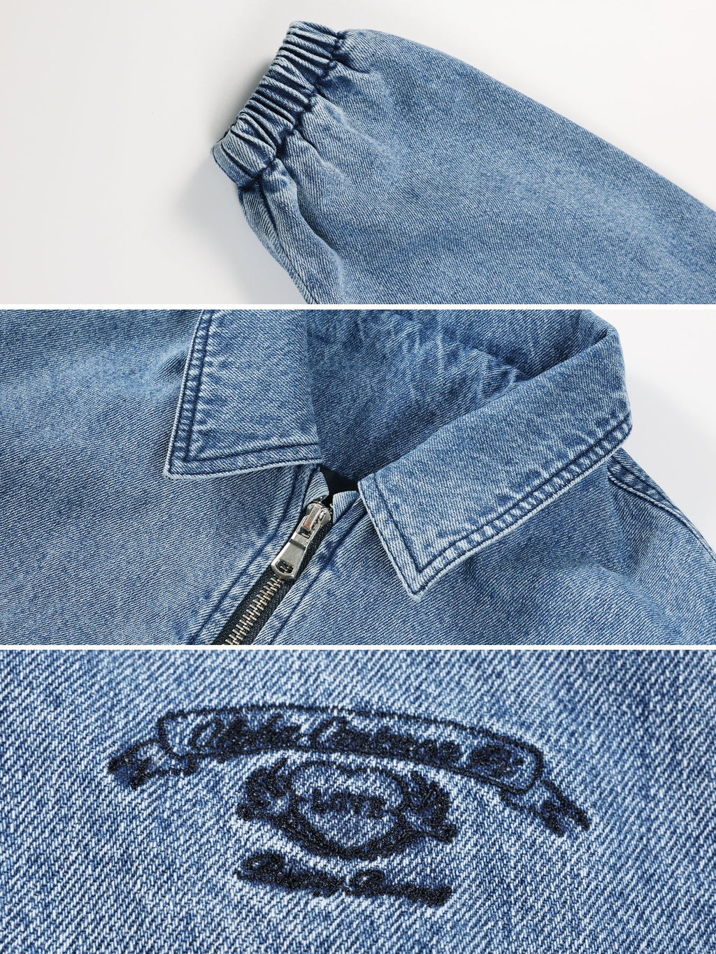 Vintage Denim Jacket for Kids - Retro Zip-Up Outerwear