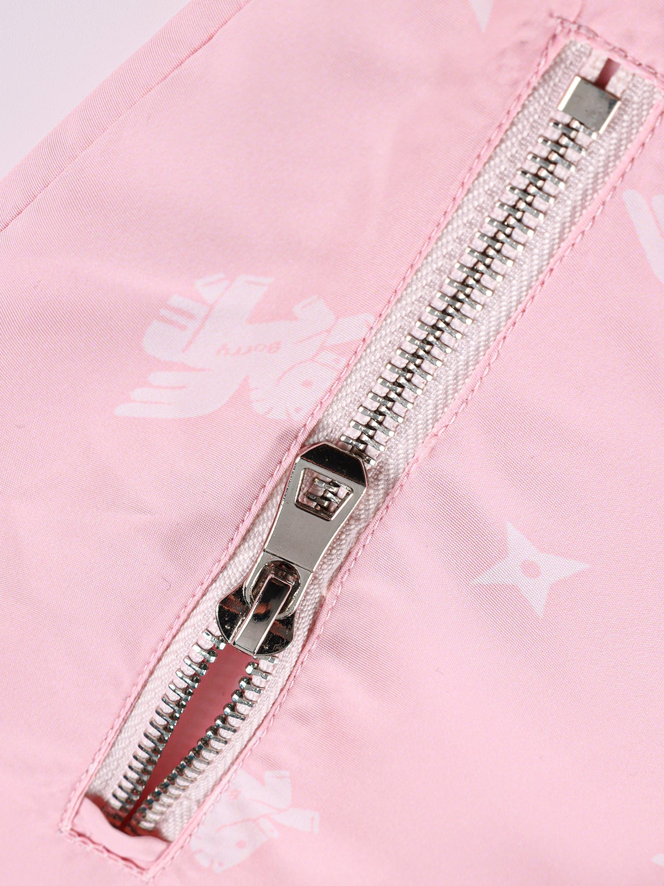 Girls Pink Windbreaker Jacket with Hood and Zip