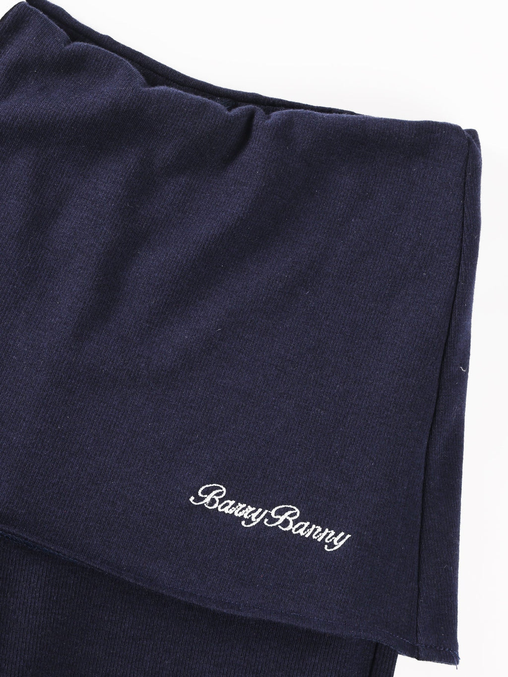 Girls Flared Pants with Skirt Overlay and Logo Embroidery