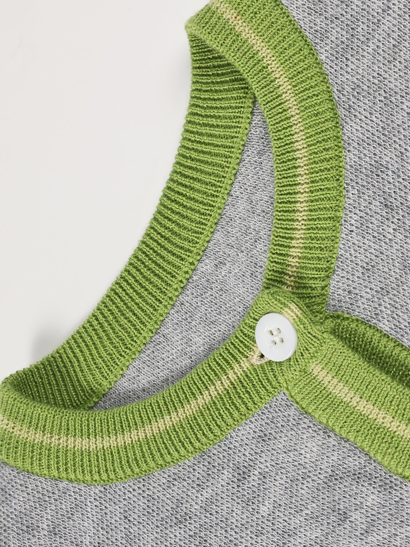 Girls Knit Cardigan Sweater with Apple Embroidery