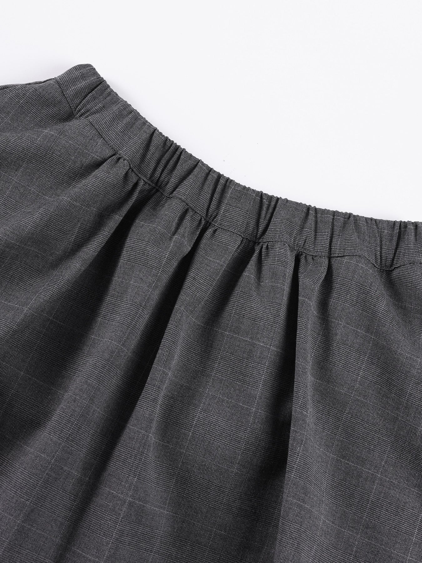 Chic Plaid Skirt with Attached Shorts for Girls