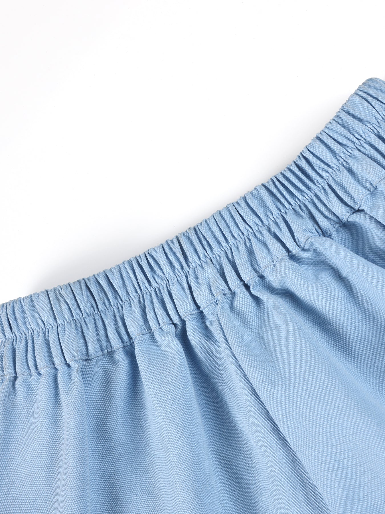 Girls Ruffle Hem Cotton Knit Summer Casual Shorts