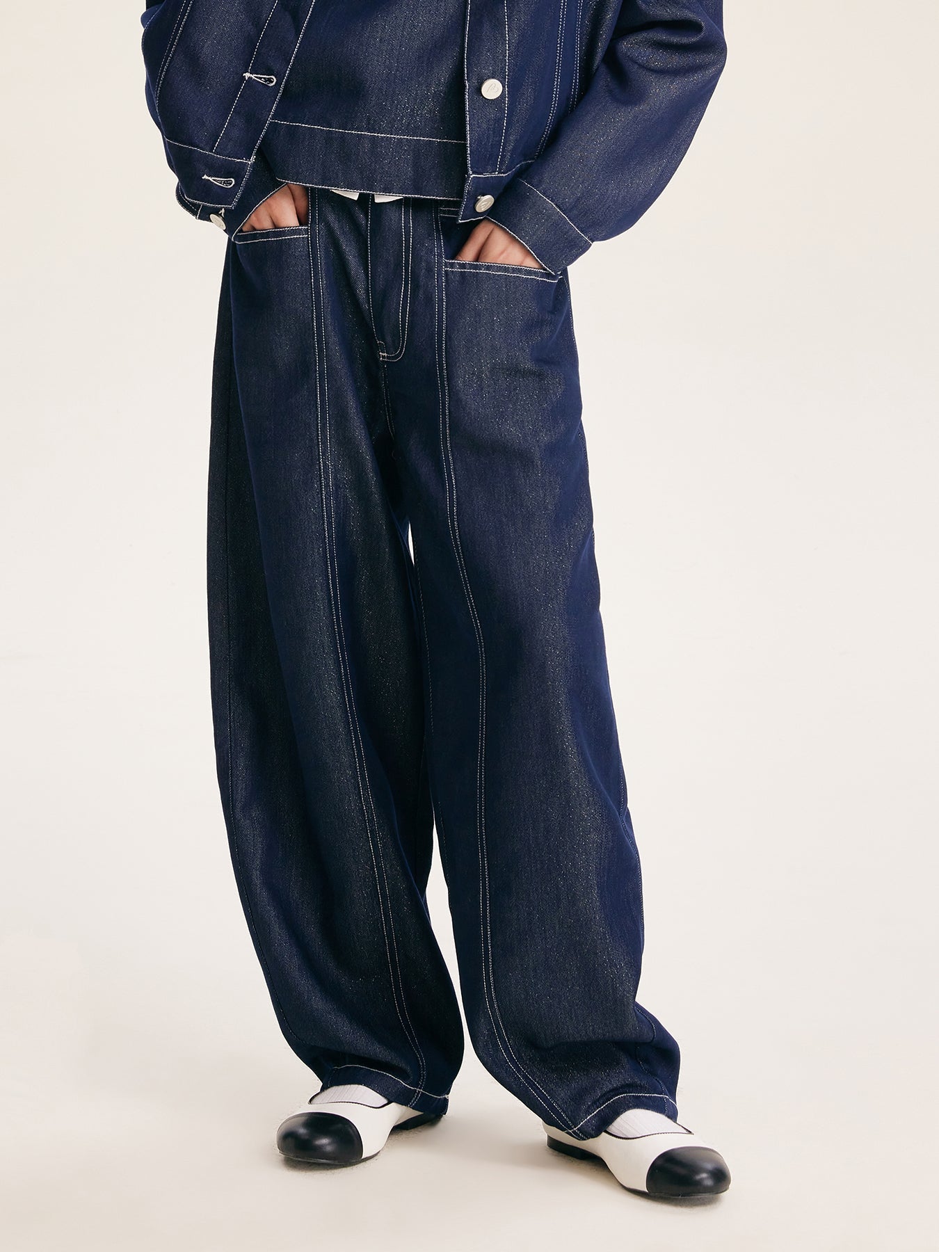 Girls' Denim Set - Stylish Casual Outfit for Kids