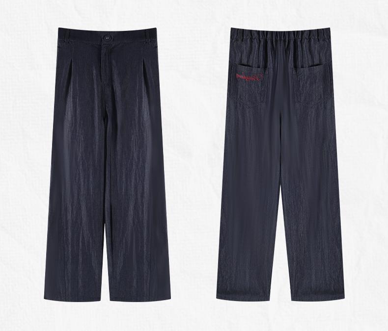 Classic Denim Wide-Legged Pants for Girls - Comfortable & Trendy