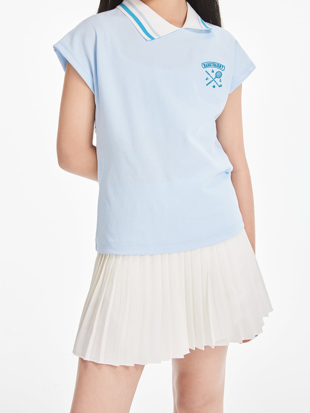 Kids Summer Polo Shirt Short Sleeve Solid Casual Top