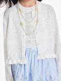 Girls Summer Knit Cardigan Sun Protection Cover Up