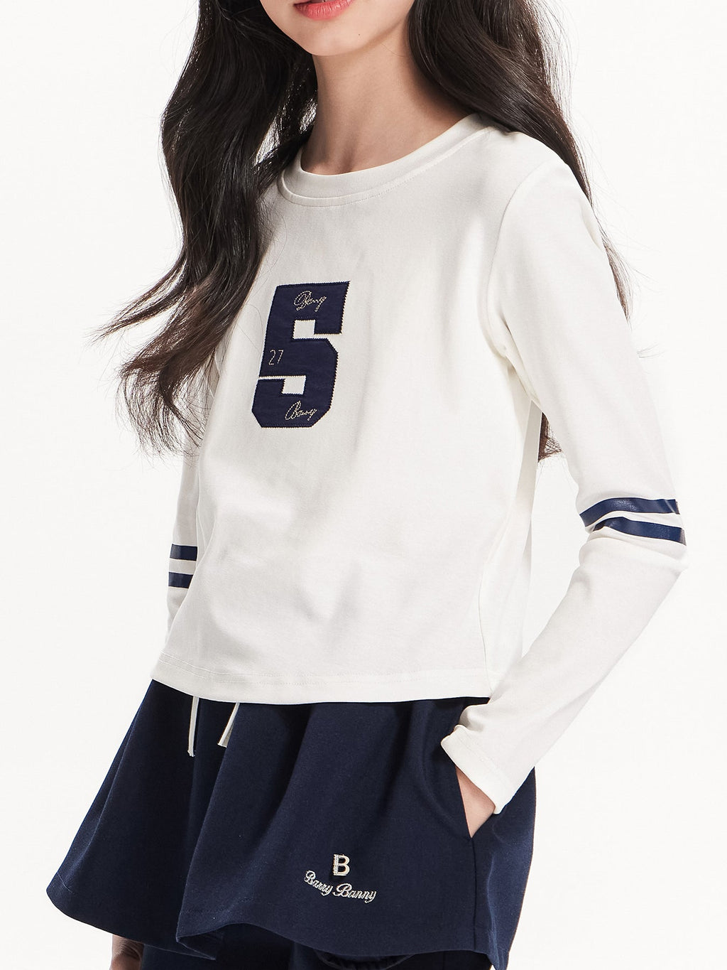 Girls Long Sleeve Graphic T Shirt Casual Crew Neck