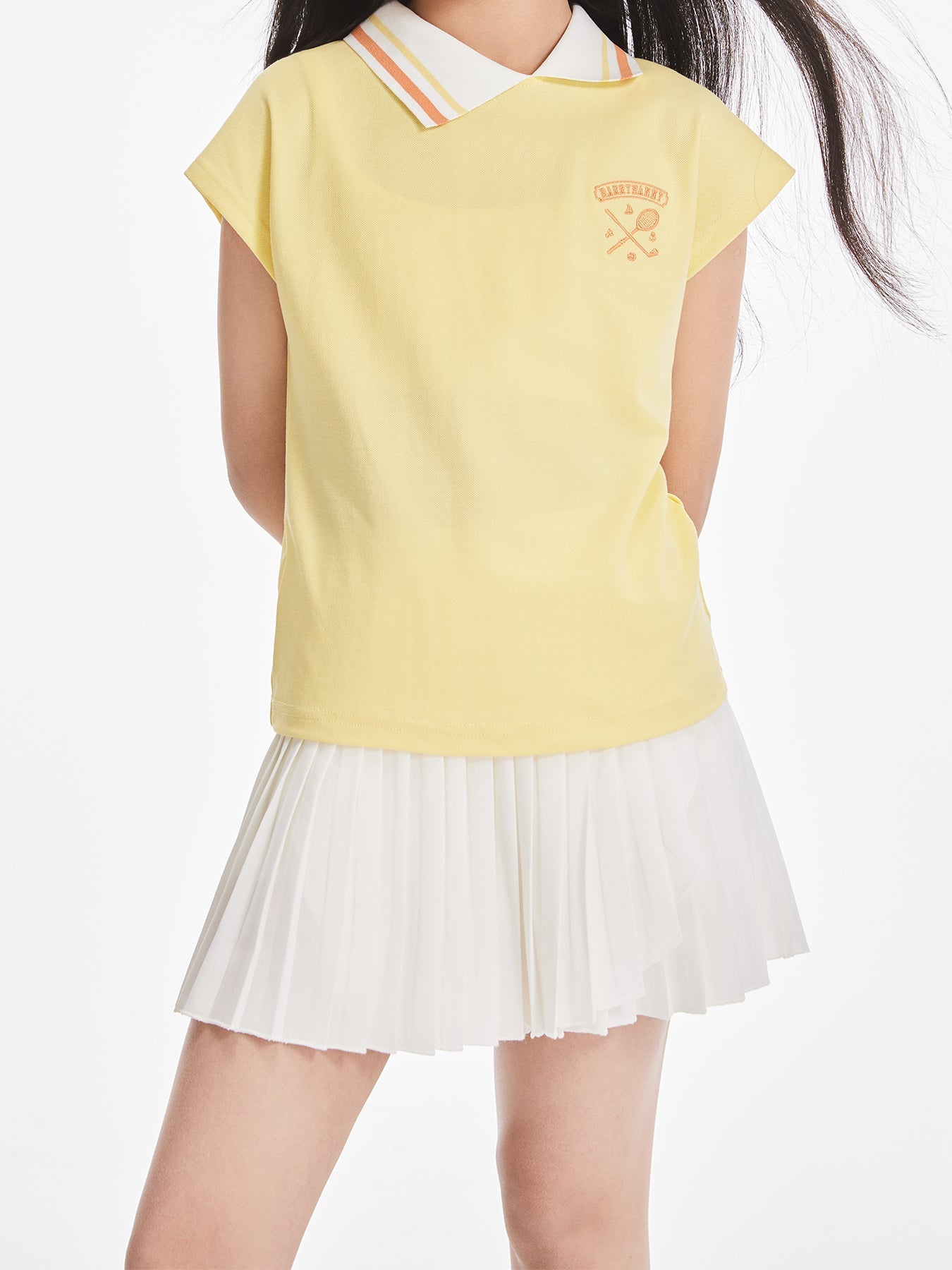 Kids Summer Polo Shirt Short Sleeve Solid Casual Top