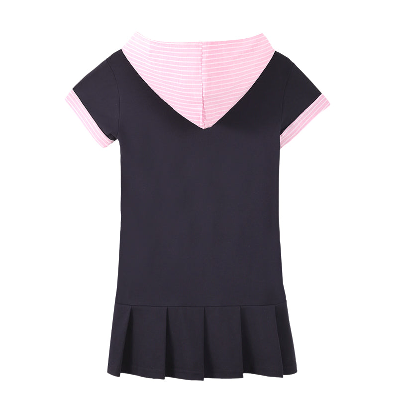 Girls Summer School Style Short Sleeve Casual Dress