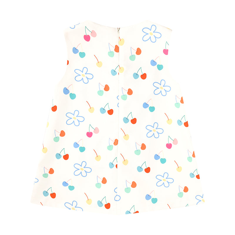 Girls Cherry Print Sleeveless Top and Shorts