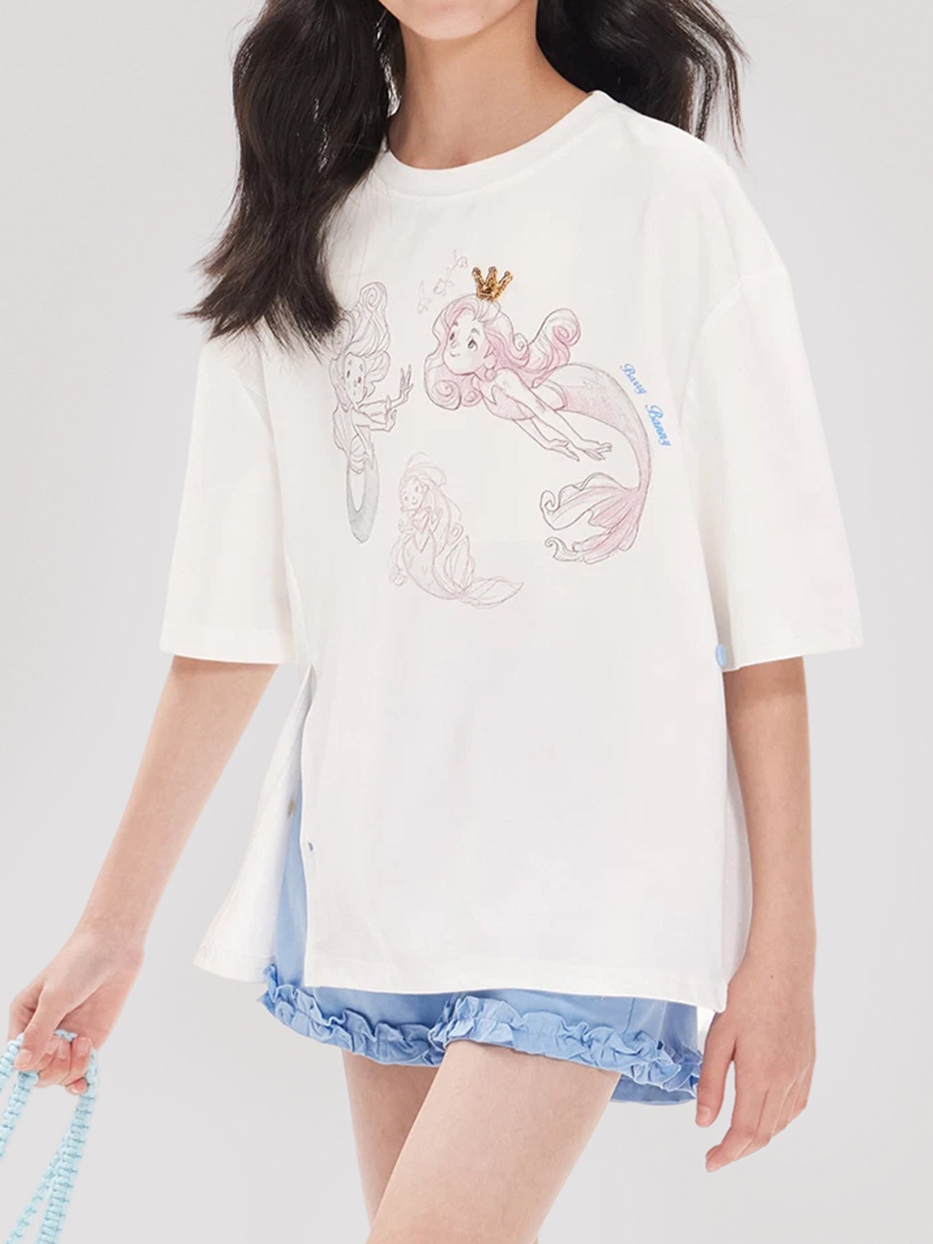 Kids Cartoon Graphic Short Sleeve T-Shirt Summer Top