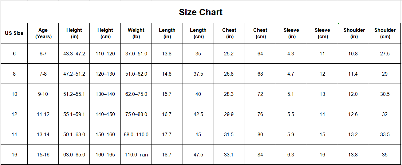Girls Mermaid Graphic Short Sleeve Casual T-Shirt