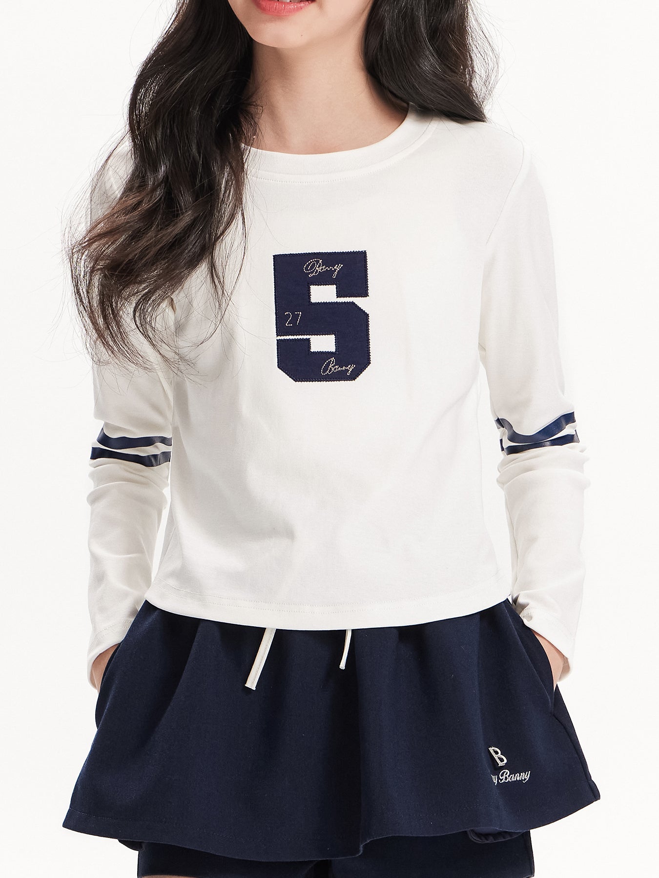 Girls Long Sleeve Graphic T Shirt Casual Crew Neck