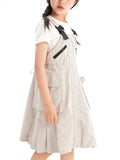 Girls Outdoor Utility Pocket Overall Dress