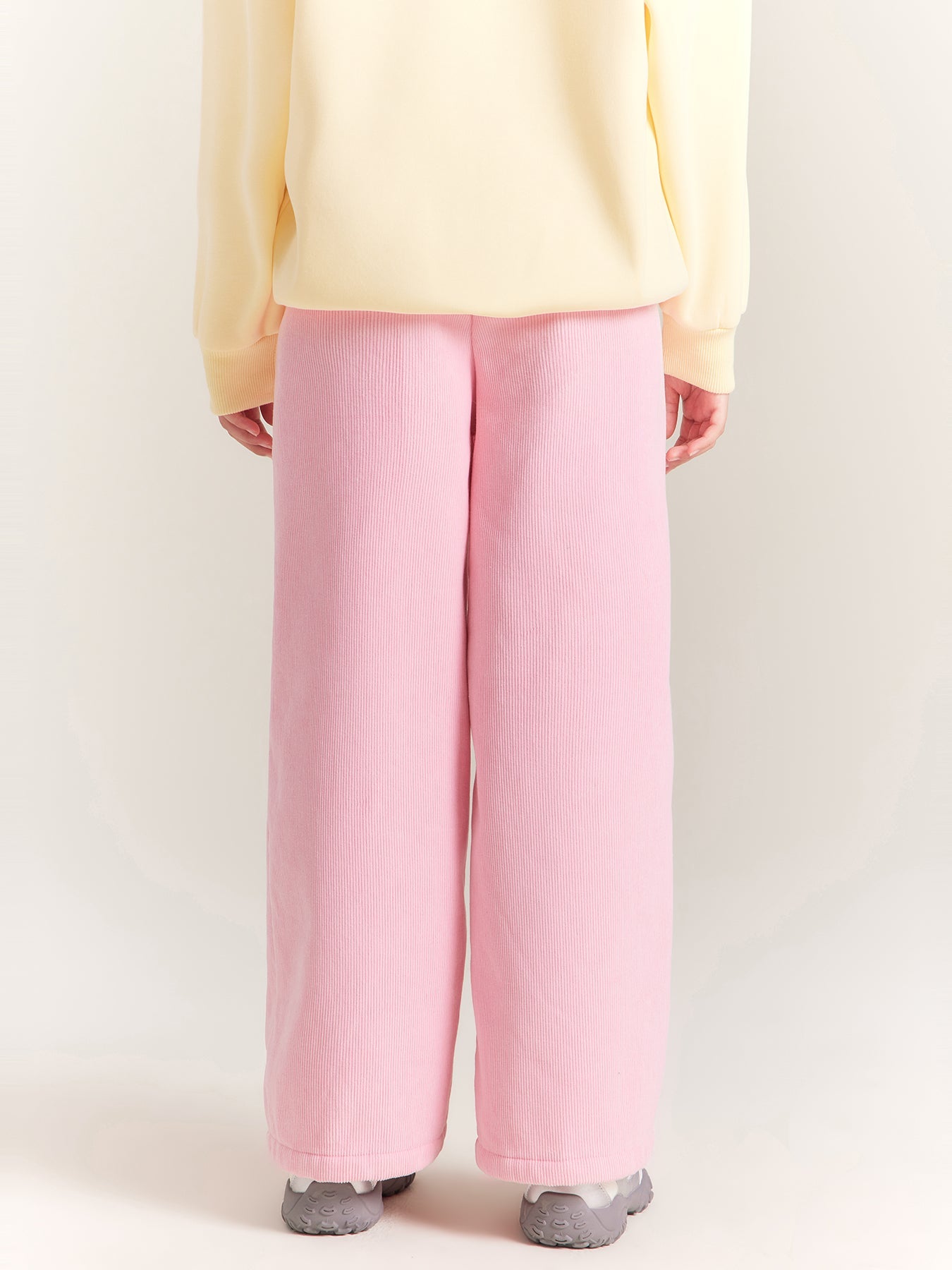 Girls Corduroy Wide Leg Pants Casual Spring Outfit