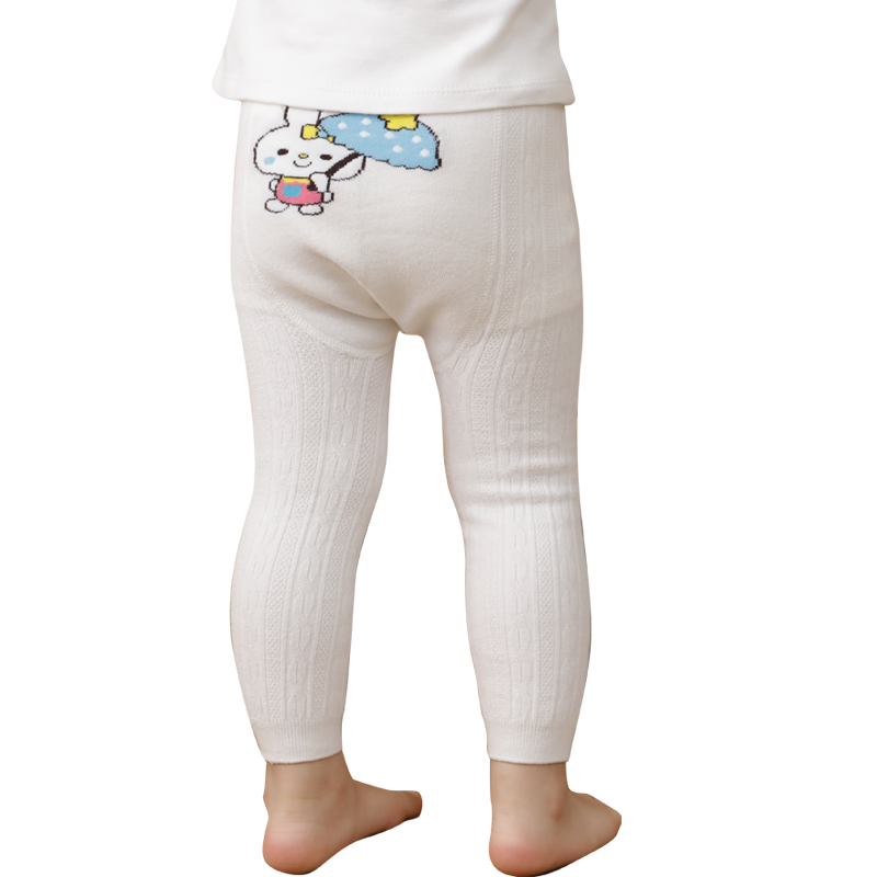 Toddler Cartoon Warm Fleece Lined Winter Leggings Pants