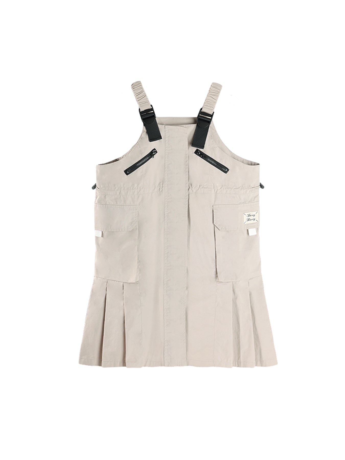 Girls Outdoor Utility Pocket Overall Dress
