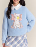Kids' Cute Cat Knit Sweater