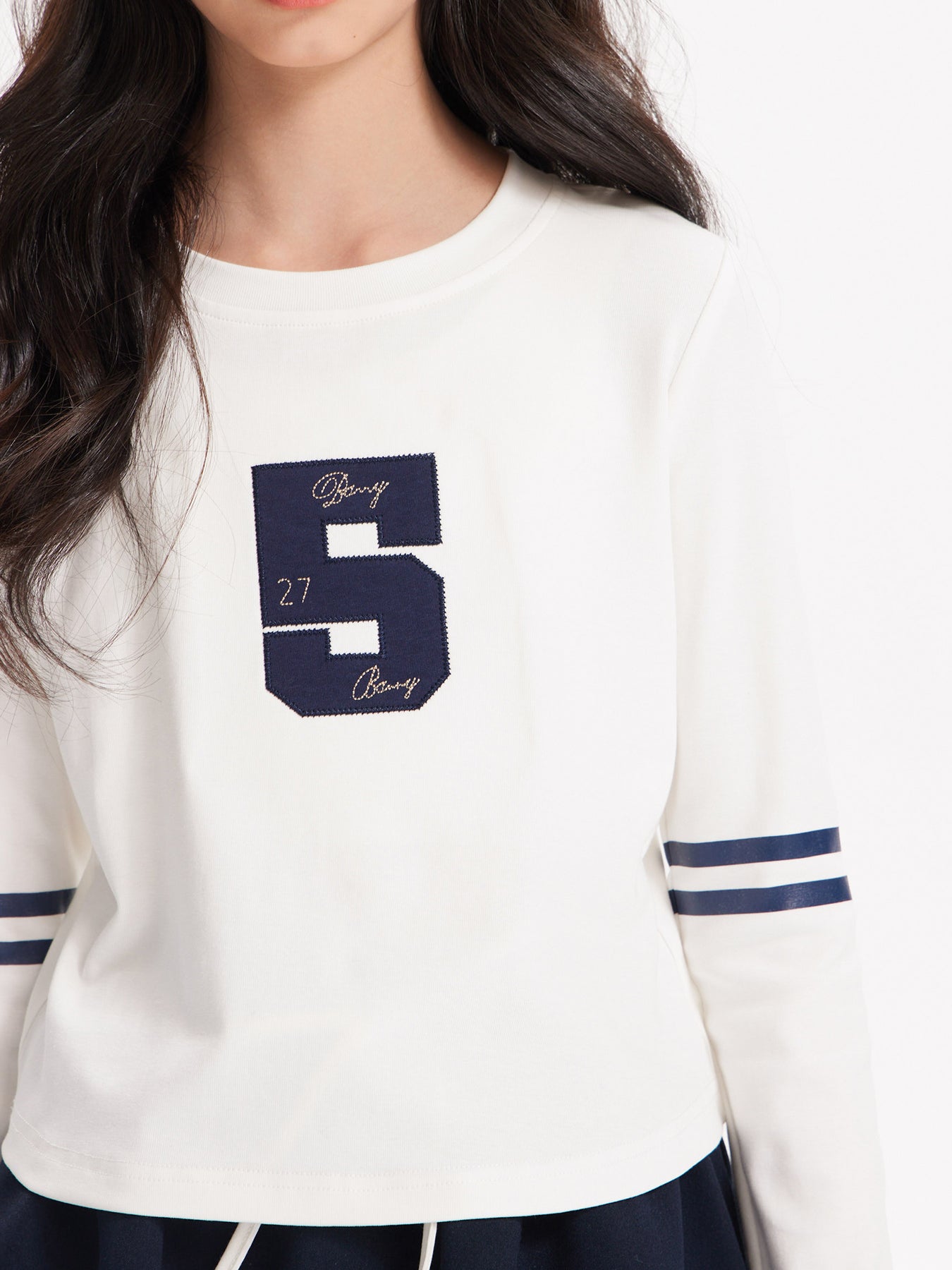 Girls Long Sleeve Graphic T Shirt Casual Crew Neck