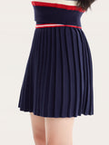 Kids’ Classic Pleated Knit Skirt with Collegiate Style