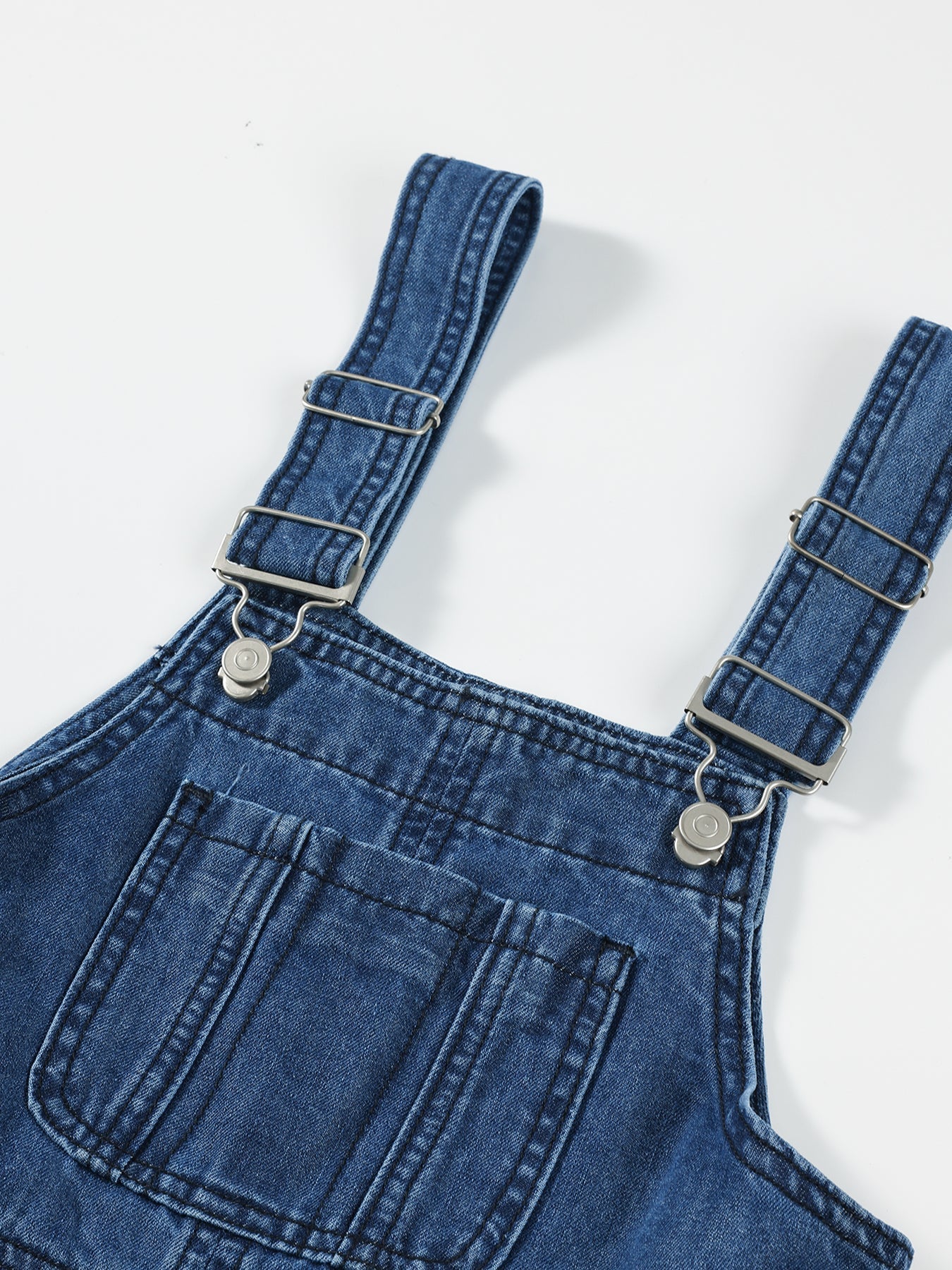 Girls Classic Denim Overall Dress Casual Outfit