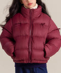 Girls Winter Down Puffer Jacket 90% White Duck Short Coat