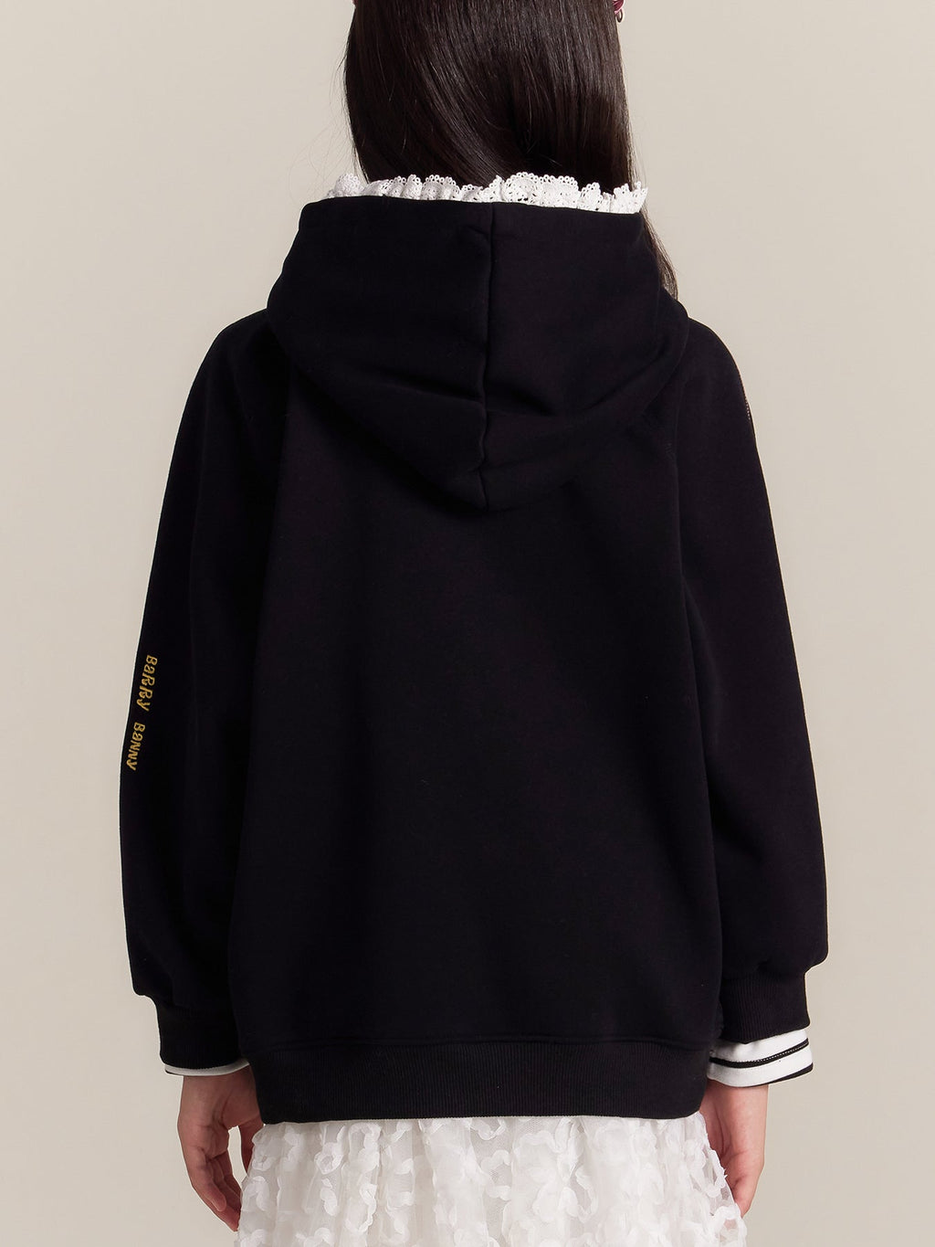 Girls Hooded Sweatshirt Loose Casual Pullover Top