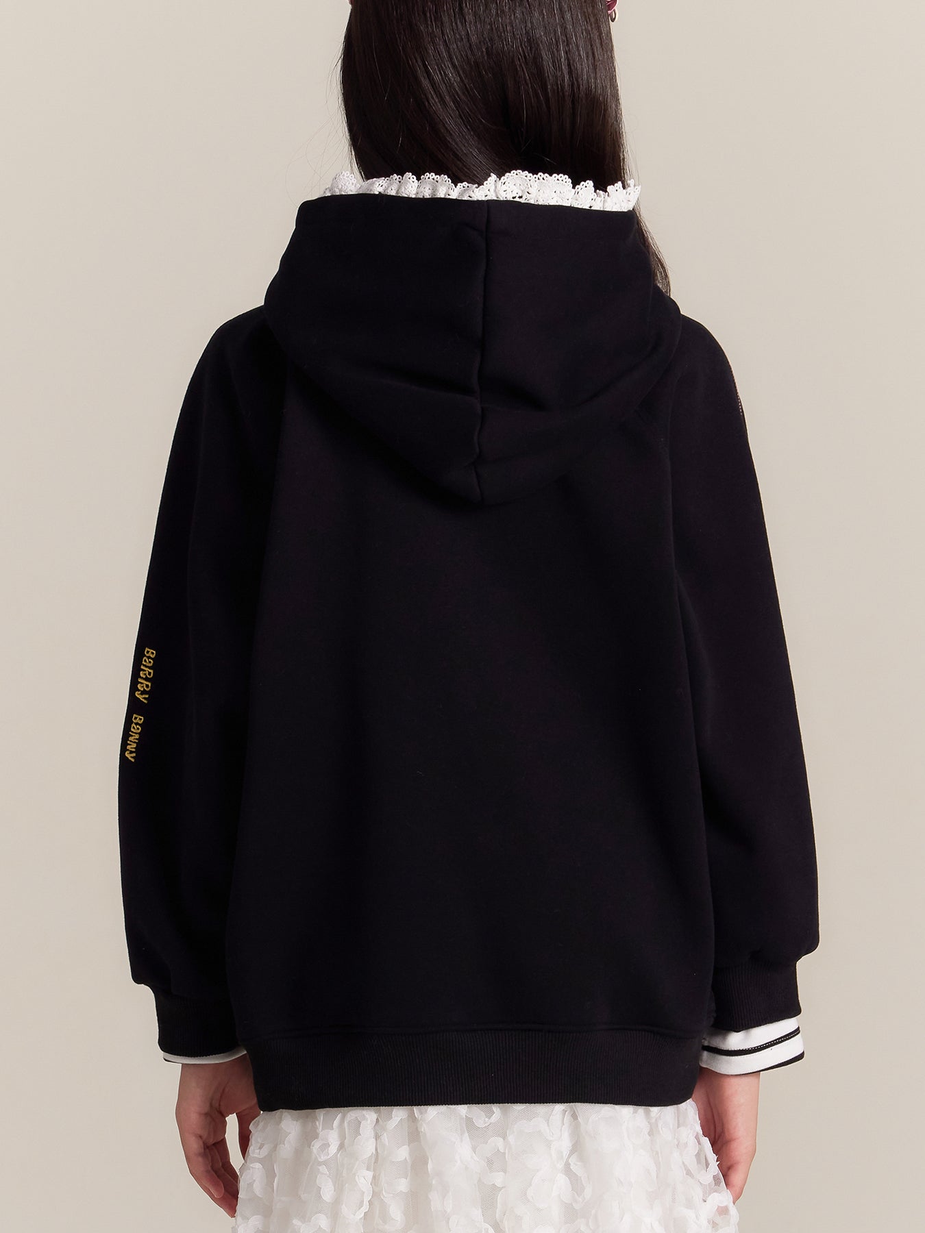 Girls Hooded Sweatshirt Loose Casual Pullover Top