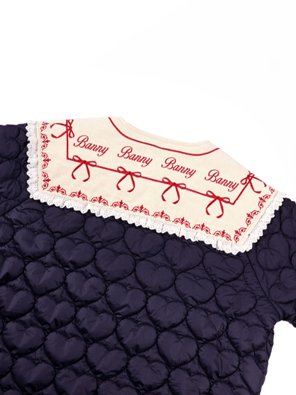 Girls Heart Print Puffer Jacket – Warm Cozy Coat