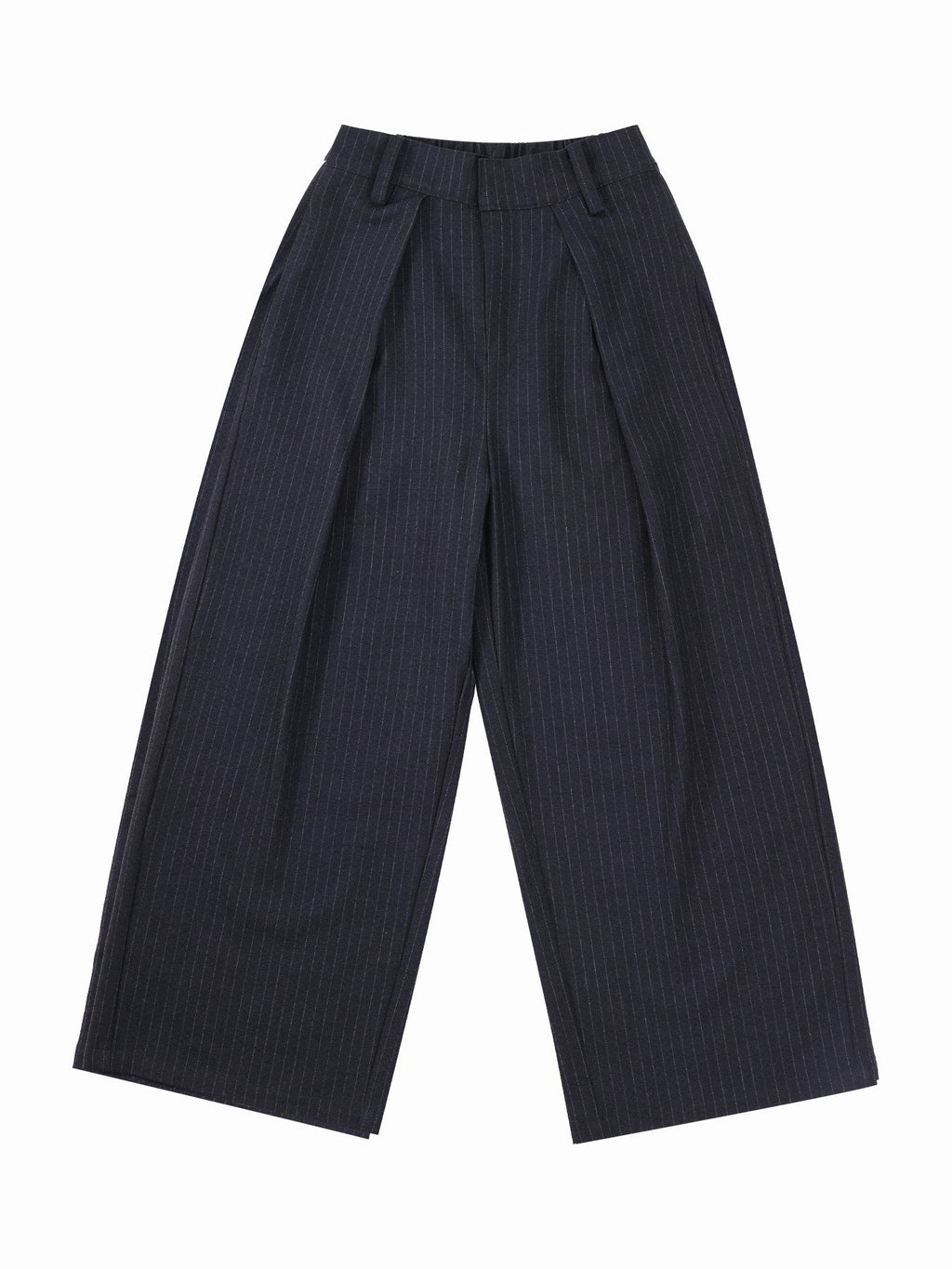 Girls Striped Wide Leg Trousers Casual Loose Pants