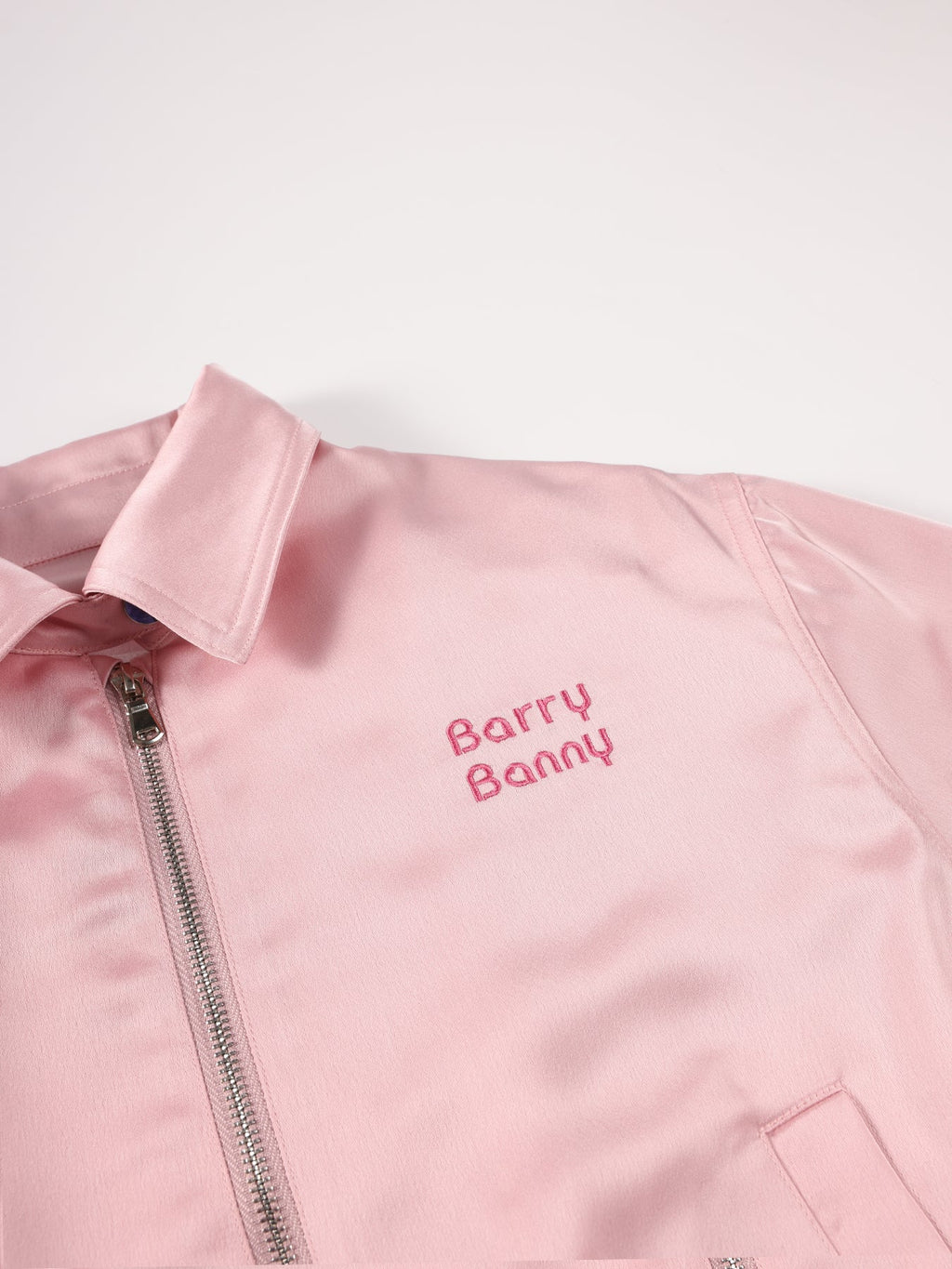 Girls Satin Bomber Jacket in Vintage Rose Pink