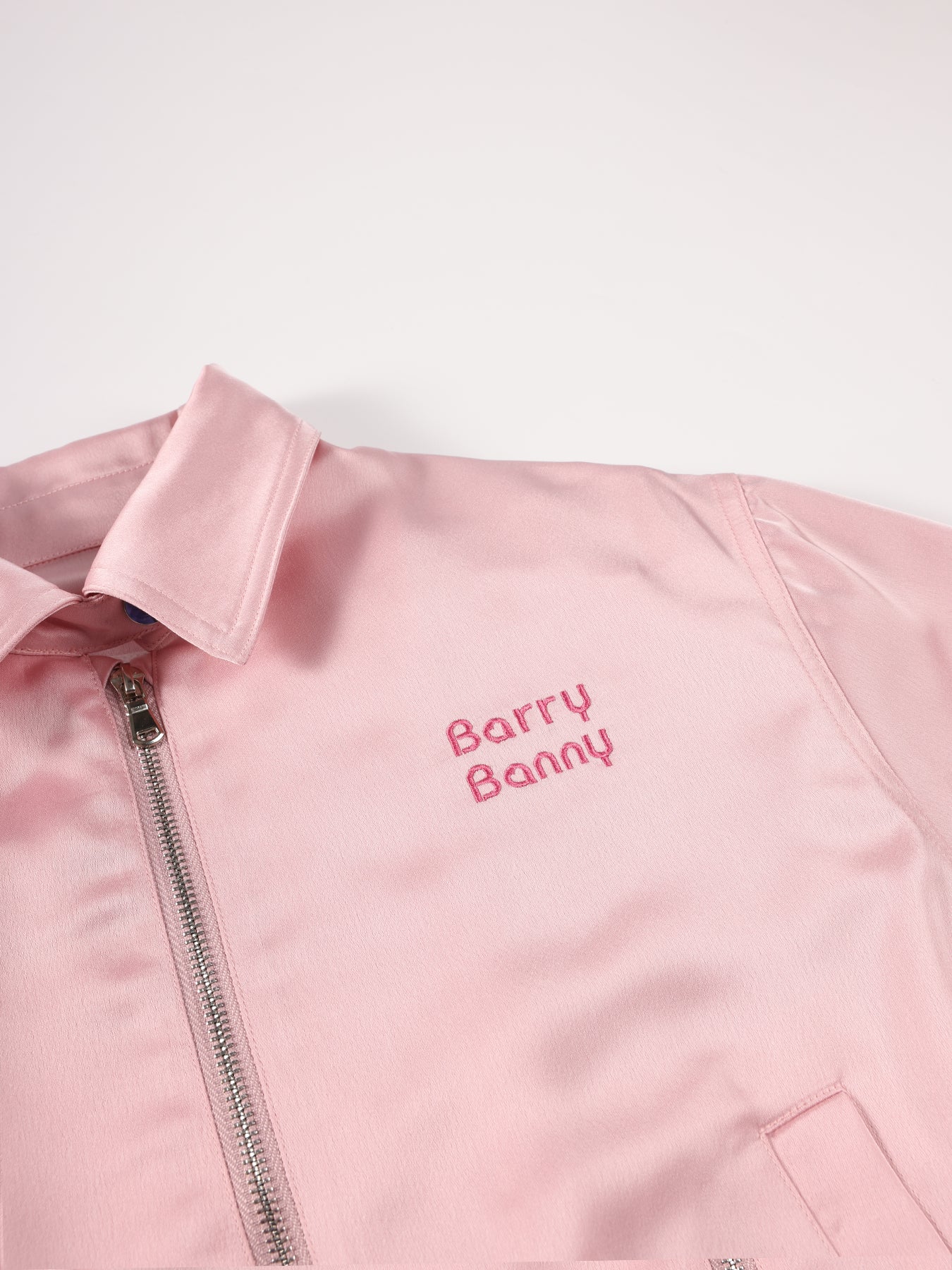 Girls Satin Bomber Jacket in Vintage Rose Pink