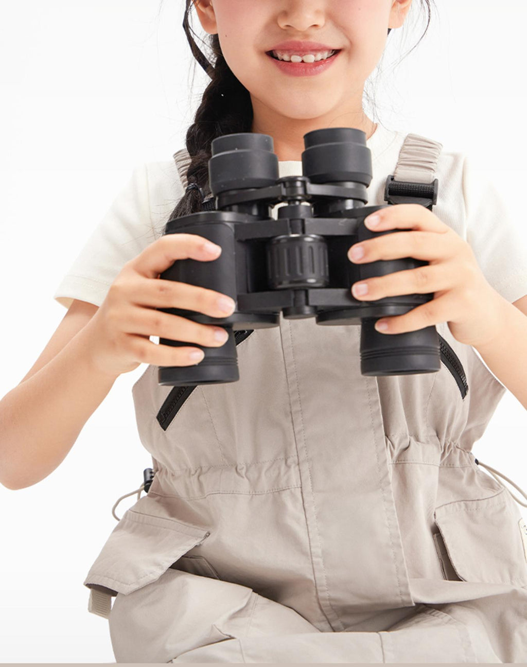 Girls Outdoor Utility Pocket Overall Dress
