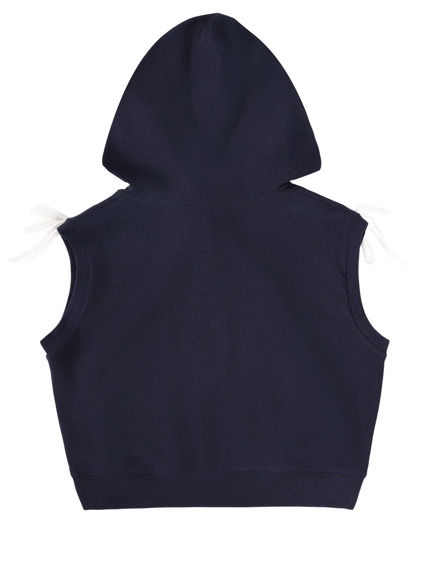 Kids  Sporty Sleeveless Zip Up Hoodie Vest