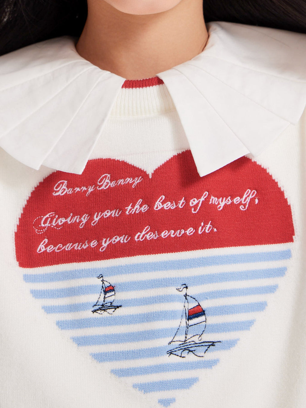 Girls Heart Knit Sweater Vest Preppy  Top