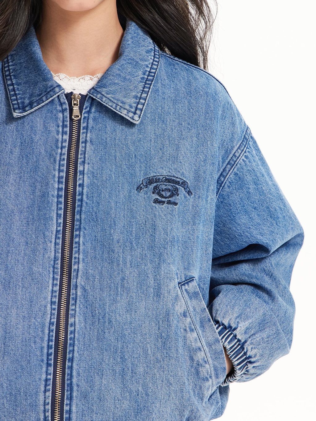 Vintage Denim Jacket for Kids - Retro Zip-Up Outerwear