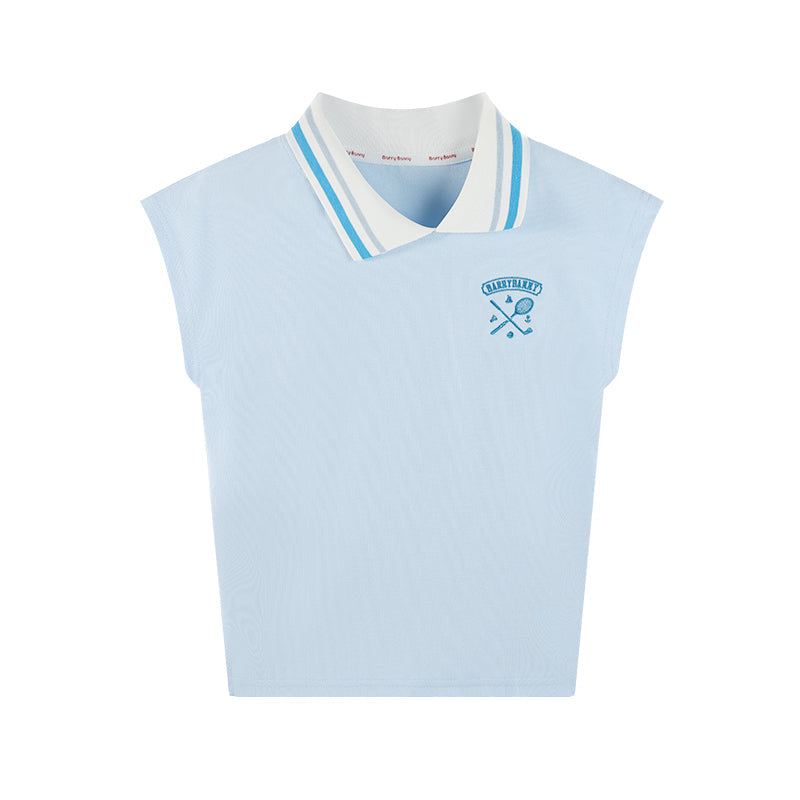 Kids Summer Polo Shirt Short Sleeve Solid Casual Top