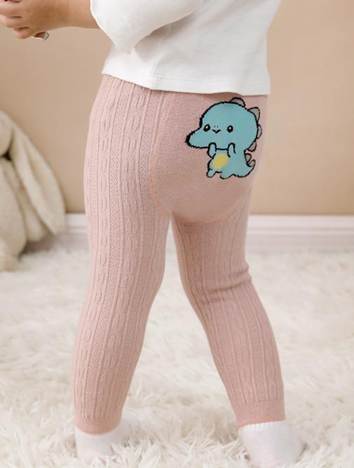 Toddler Cartoon Warm Fleece Lined Winter Leggings Pants