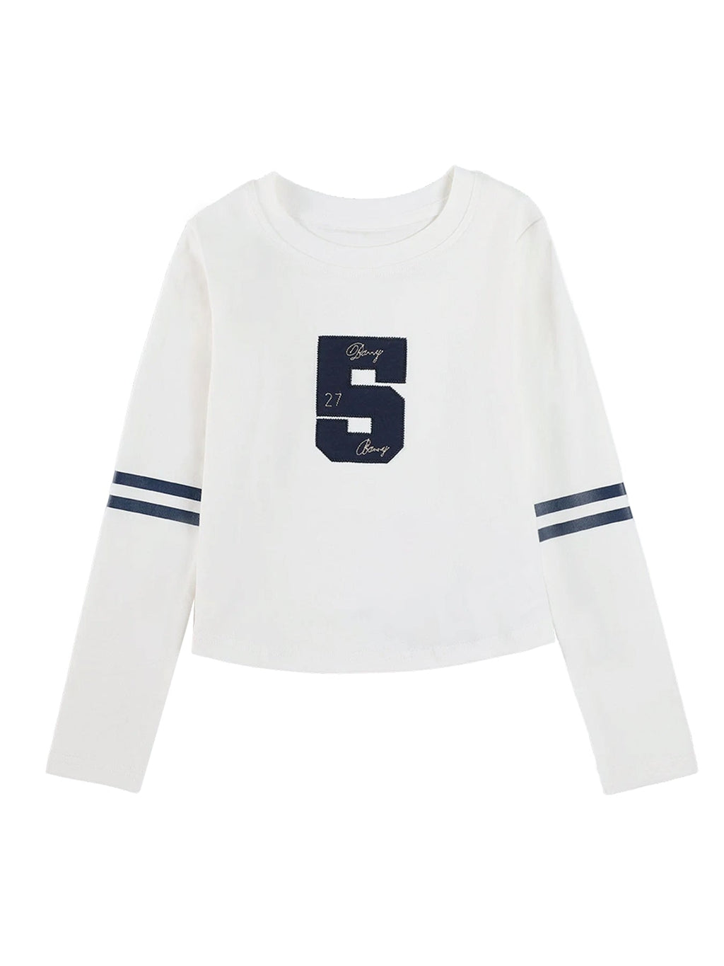 Girls Long Sleeve Graphic T Shirt Casual Crew Neck