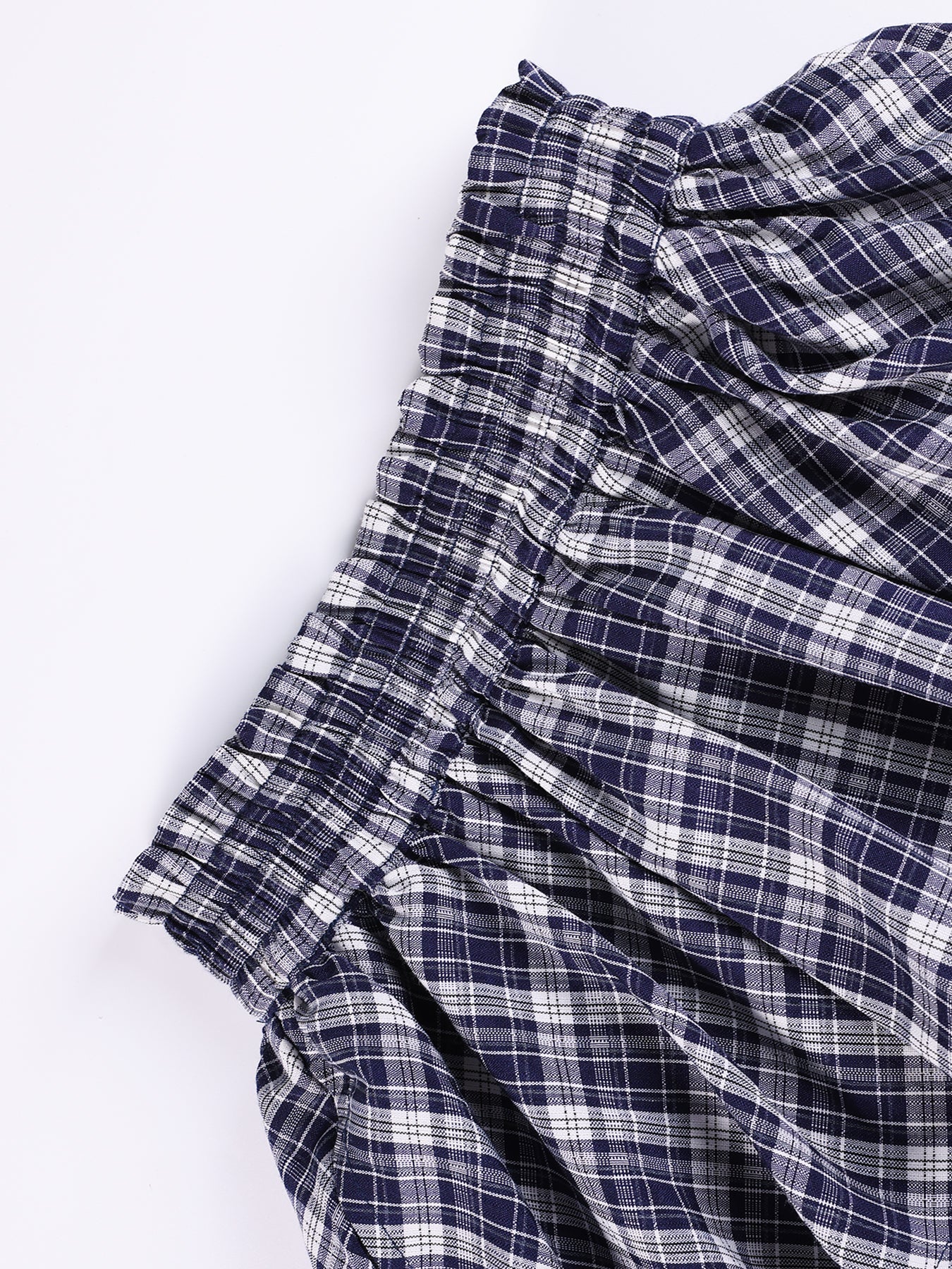 Girls' Plaid Ruffle Skirt - Trendy Casual Style for Kids
