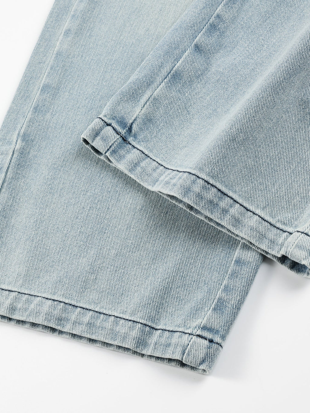 2025 Spring Girls Washed Straight Leg Denim Jeans | Solid Color Long Pants