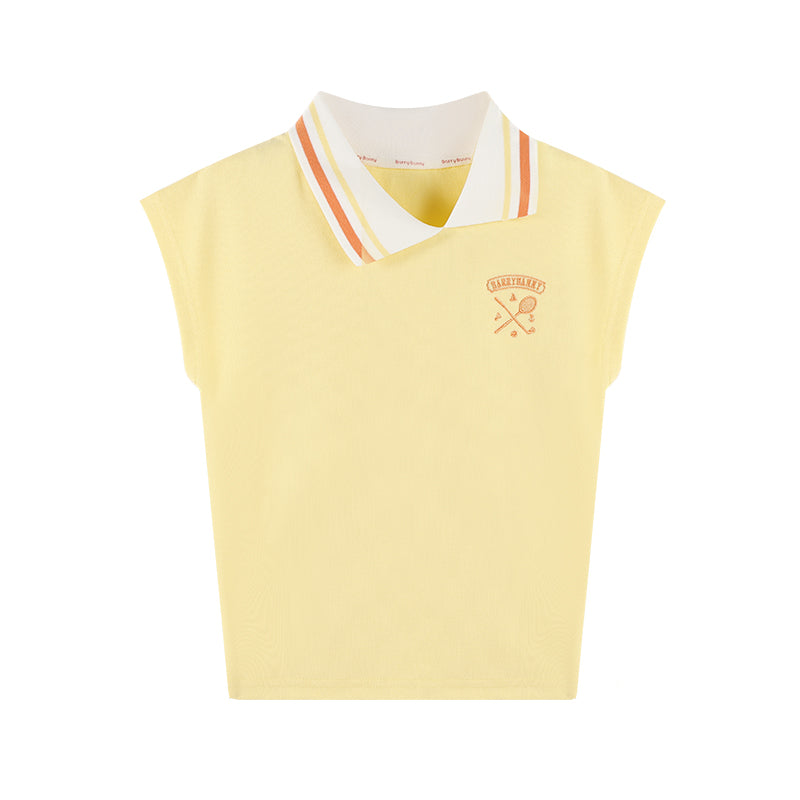 Kids Summer Polo Shirt Short Sleeve Solid Casual Top