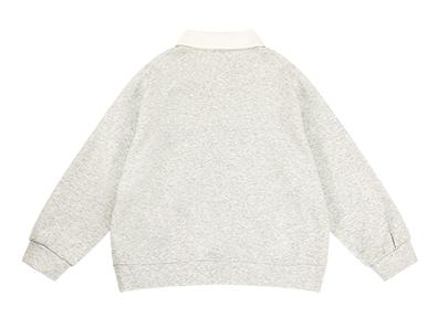Girls Vintage Polo Sweatshirt & Wide Leg & Skirt Set - Retro Style