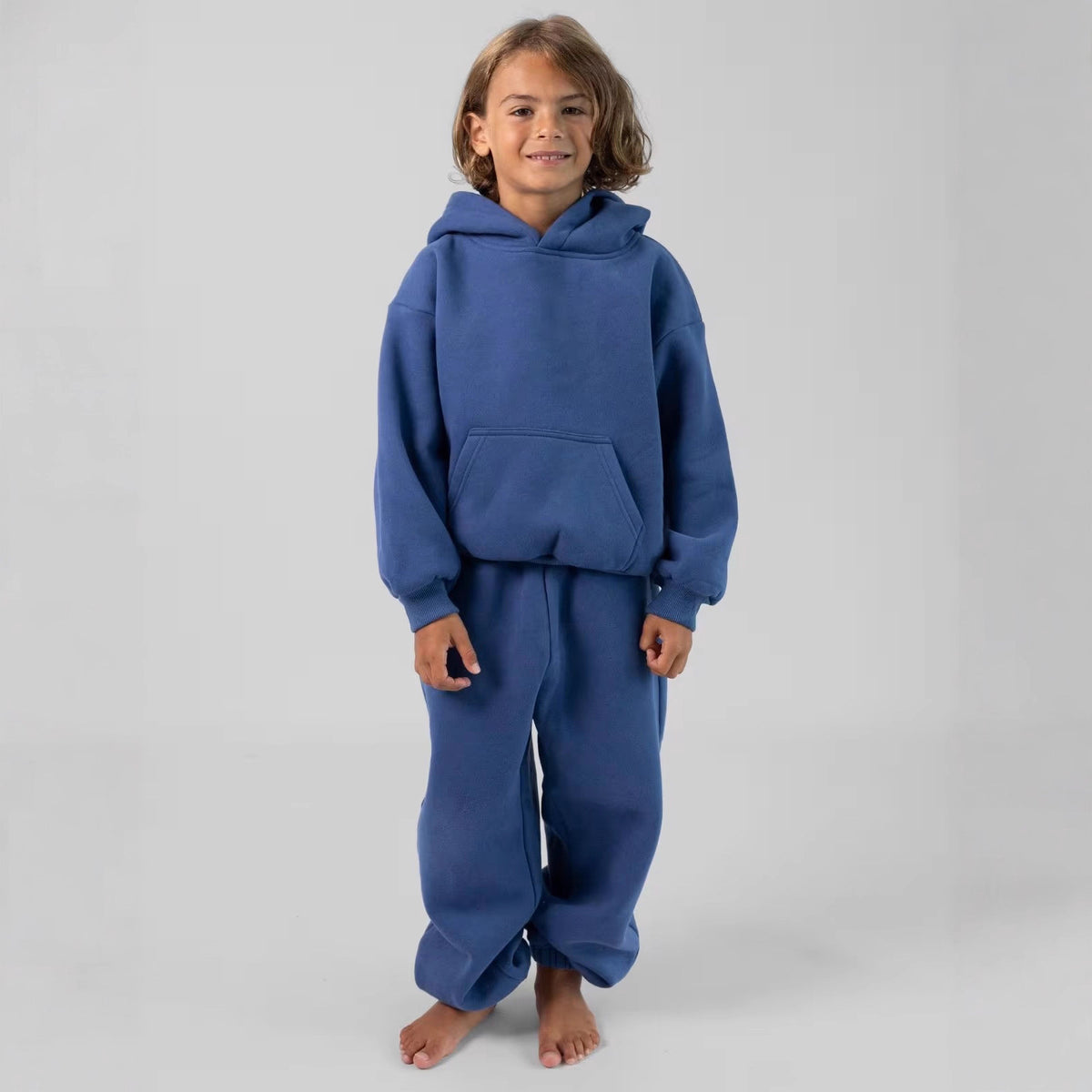Independent Station Children's Clothing European and American Cross-border Children's Trousers Hooded Set Children's Trousers Two-piece Set Children's Sports Set