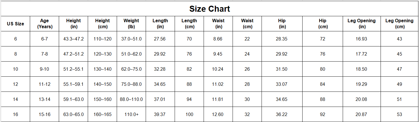 Girls Striped Wide Leg Trousers Casual Loose Pants