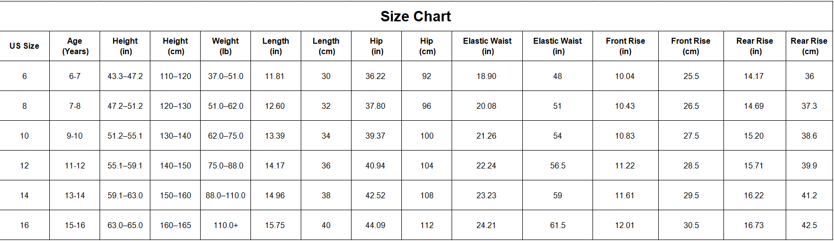 Girls Lightweight Breathable Outdoor UV Protection Shorts