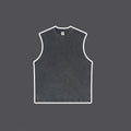 Kids Acid Wash Sleeveless Tank Top Boys Girls Vintage Crew Neck Cotton Casual Summer Vest